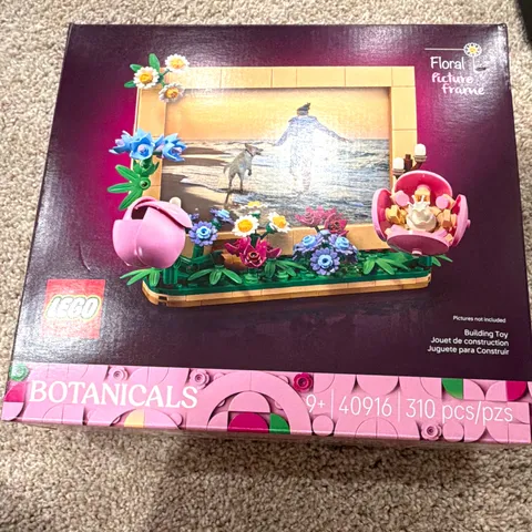 LEGO Botanicals Floral Picture Frame 40916 Complete Set 310 pcs Ages 9+