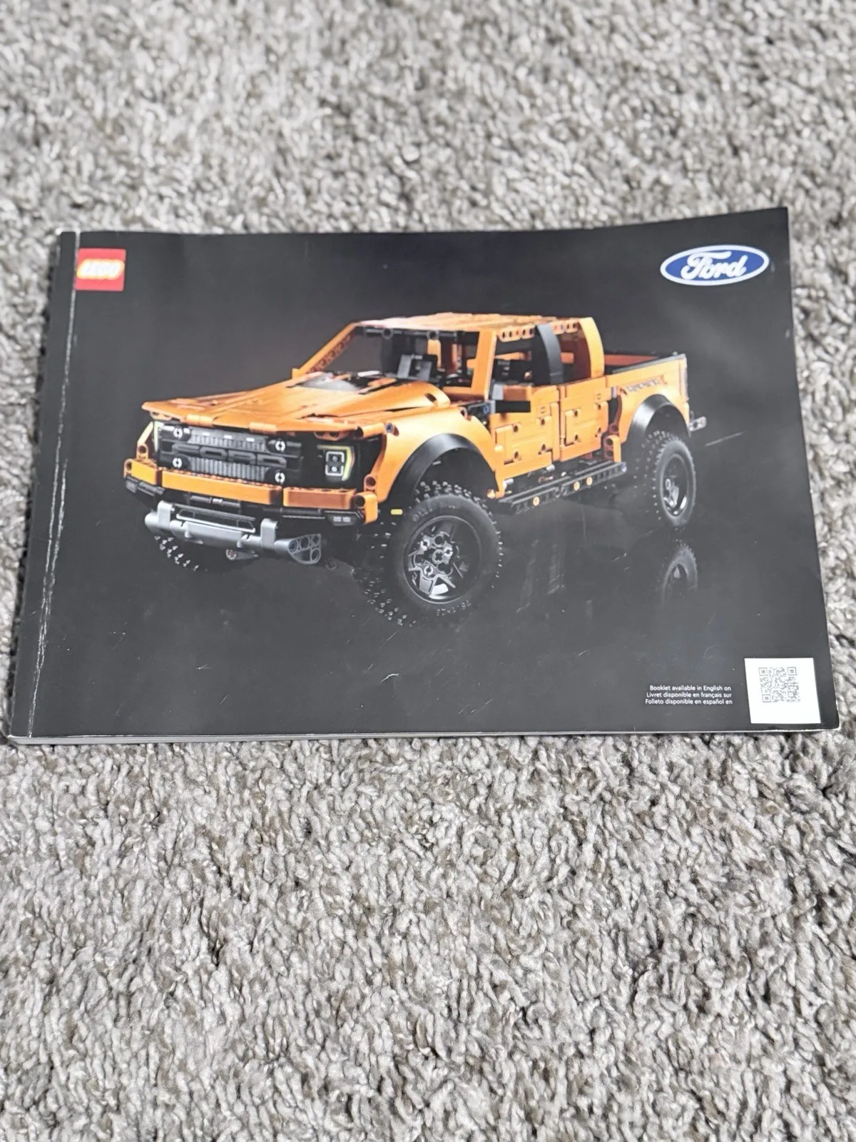 LEGO Technic Ford F-150 Raptor 42126  Instruction Manual Only. No Legos 