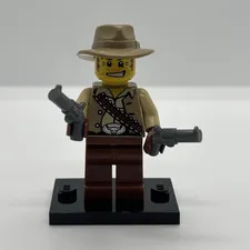 LEGO Cowboy Minifigure Series 1 - Complete w/ Accessories