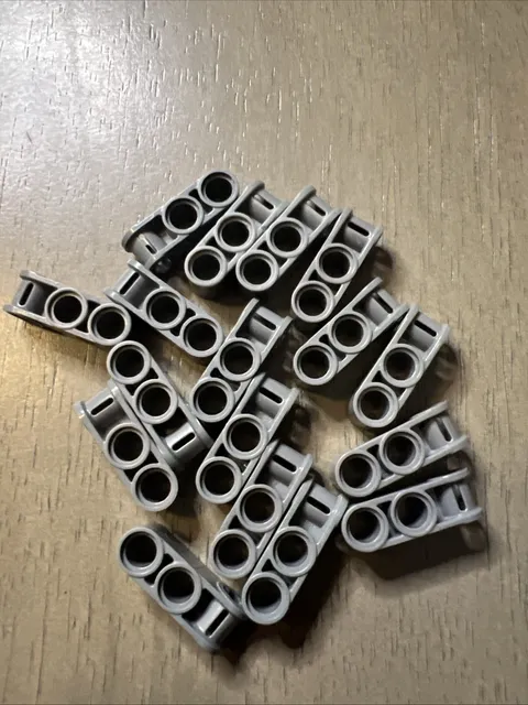 LEGO 42003 Dark Bluish Gray Technic Axle & Pin Connector Perpendicular 3L x17