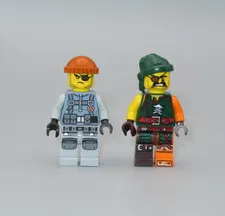 LEGO Ninjago Squiffy Shark army thug eyepatch  minifigure 70604 70614 70607