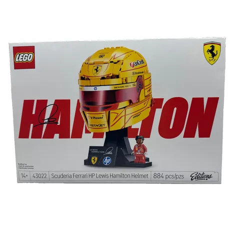LEGO Editions Scuderia Ferrari HP Lewis Hamilton Helmet 43022 F1 Building Set