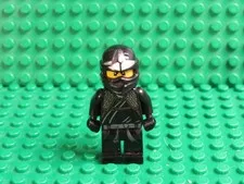 LEGO Ninjago Cole ZX Black Ninja Minifigure 9444 NA28