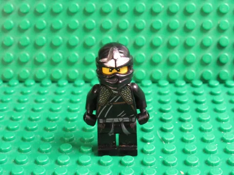 LEGO Ninjago Cole ZX Black Ninja Minifigure 9444 NA28