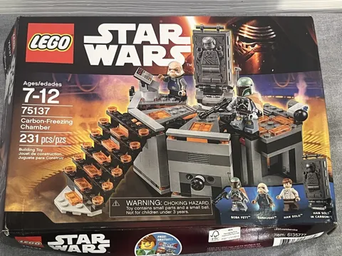 LEGO Star Wars 75137 Carbon-Freezing Chamber  w/ Box & Manual Unfinished