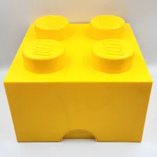 LEGO 4003 Large Yellow 2x2 Brick Storage Bin Box Organizer 40030635