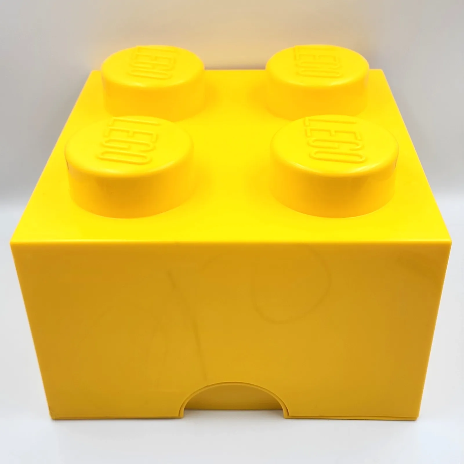 LEGO 4003 Large Yellow 2x2 Brick Storage Bin Box Organizer 40030635