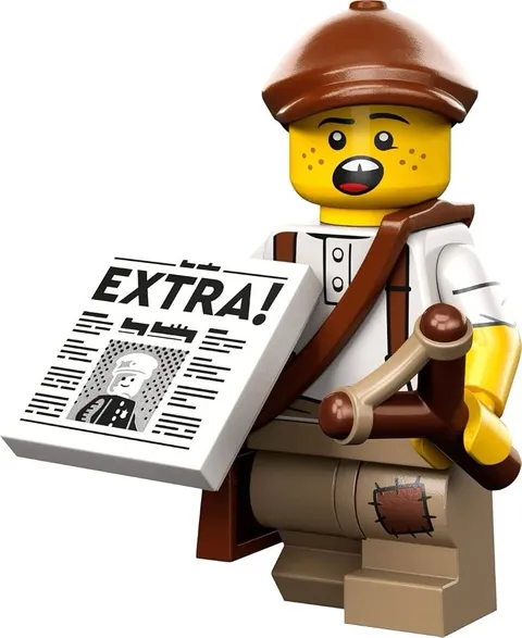 LEGO Minifigure Series 24 Newspaper Boy