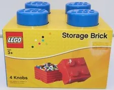 LEGO Brick Drawer, 4 Knobs 1 Stackable Storage Box - NEW - 