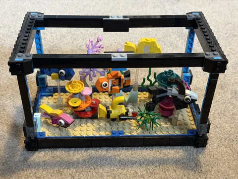 LEGO Creator 3 in 1 Fish Tank 31122 Complete (Retired) No Instructions No Box