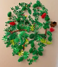 LEGO Lot Green Plant trees shurbs bushes leaves Foliage vtg. late 1990's-2010's