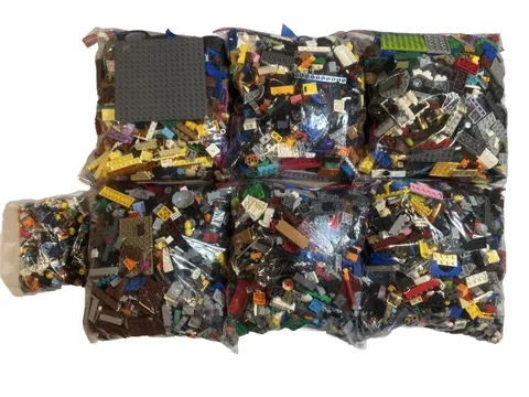 16.5 LB Genuine LEGO Bulk Lot Bricks Pieces Parts Miniatures Plates Mixed Assor