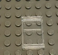 LEGO Part 35157 Glass For Train Door With Lip On All Sides Fits Many Doors 1x4x5