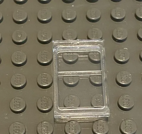 LEGO Part 35157 Glass For Train Door With Lip On All Sides Fits Many Doors 1x4x5