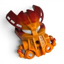 LEGO Bionicle Arthron Mask 57531pb01 Dark Red Orange Jaller Kanohi Mask