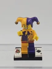 2014 Lego JESTER Series 12 Minifig 71007 Minifigure 100% Complete w Baseplate