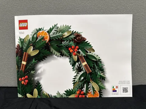 New LEGO Botanicals Wreath 10340 Instruction Manual ONLY