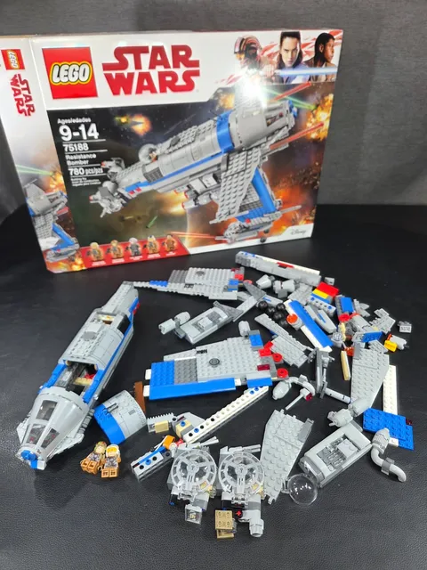 LEGO Star Wars Resistance Bomber 75188 Incomplete Set Parts Lot VIDEO DEMO! 🎥📺