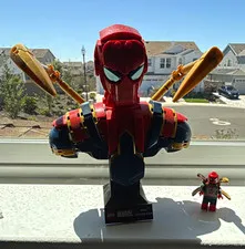 LEGO Marvel Iron Spider-Man Spider-Man Minifigure Gold Arms sh929 2024 76285