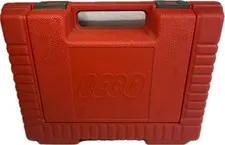 LEGO 1985 Vintage Red Plastic Storage Suitcase Carry Case 12" x 15"  Made in USA