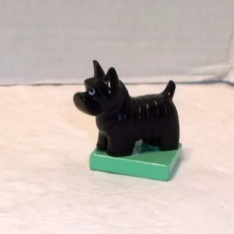 Lego DUPLO  Black Scottie  Scottish Terrier Dog