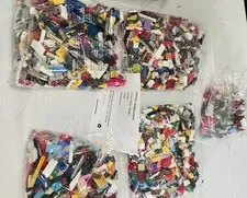 LEGO 7.4 LB Bulk Lot Wedge Slope Parts Mixed Colors MOC Builder Clean