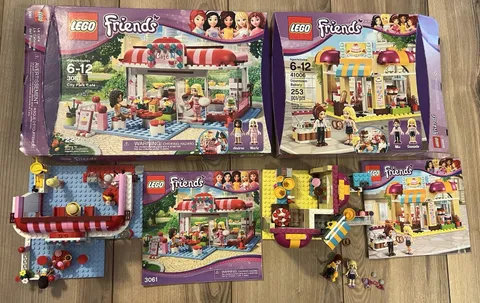 Lego Friends Set 3061 & 41006 Friends 100% Complete w/ Box Heartlake City