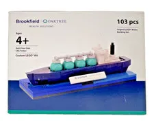 MOC Custom LEGO Kit Promo LNG Tanker Brookfield/Oaktree 103 pcs