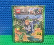 LEGO Owen w Jet Pack Paper Bag 122328 Minifigure Jurassic World CMF Lot Rare New