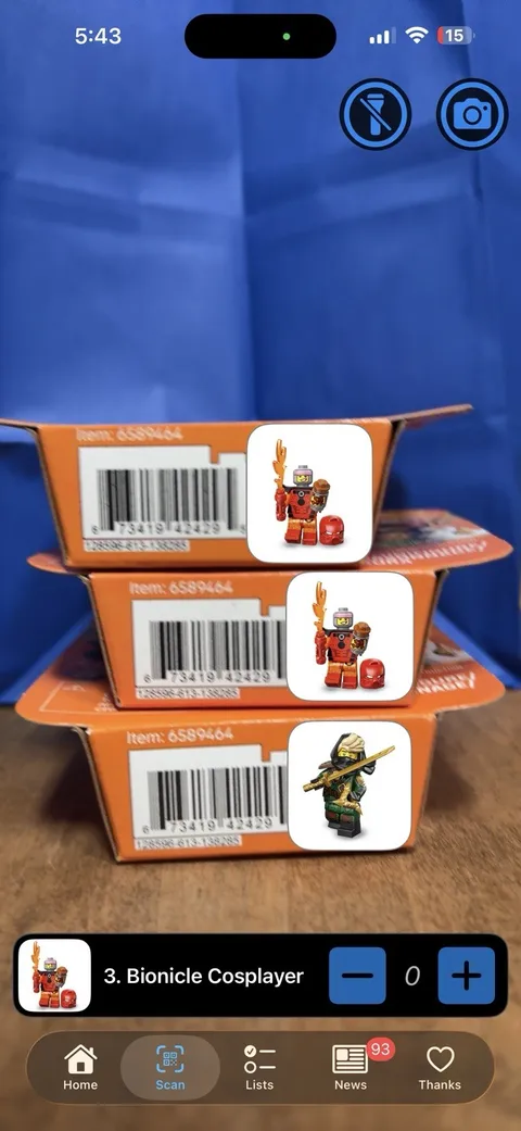LEGO CMF Series 29 Bionicle Cosplayer Toa Tahu X2 and Mysterious Ronin Lloyd NIB