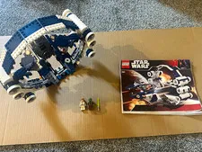 LEGO Star Wars 7661 Jedi Starfighter 100% Complete w/ Instructions No Box