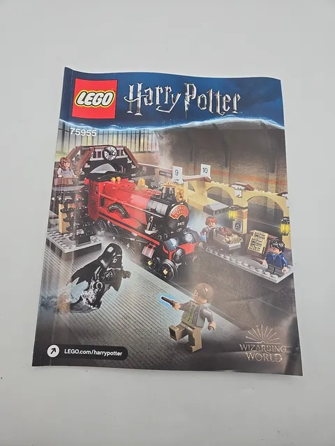 Lego 75955 Harry Potter Hogwart's Express Train Instruction Manual Booklet 