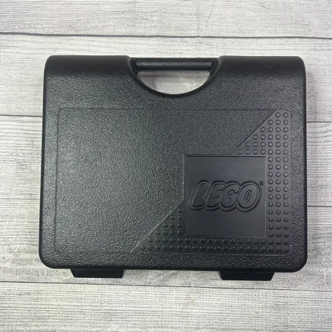 Vintage LEGO Storage Carry Case Black Hard Plastic 1997 Made in USA 12x10x3.5