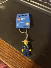 Leog City Minifigure Keychain