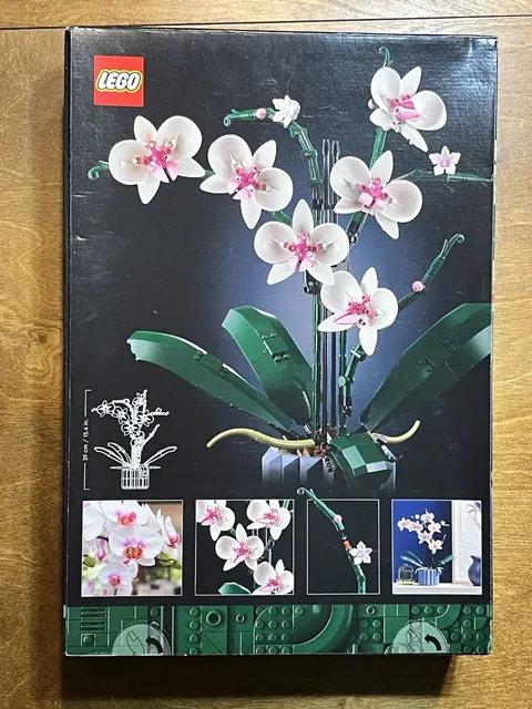 LEGO Botanicals Orchid - Artificial, Fake Indoor Flowers Building Set 10311 NIB