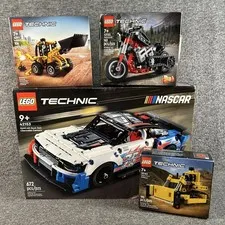 LEGO Technic Bundle 42153 Camaro 42132 42163 42197 4 Sets Sealed Retired NIB