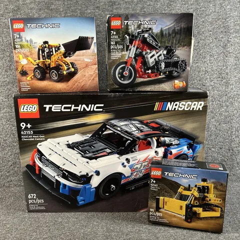LEGO Technic Bundle 42153 Camaro 42132 42163 42197 4 Sets Sealed Retired NIB