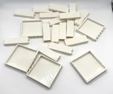 LEGO Large Lot of  White 1  x 2 x 5 Brick and Pannel  inv.612