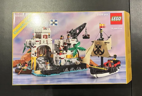 LEGO 10320 Eldorado Fortress Icons Pirates USED Set 100% Complete Adult Owned