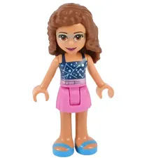 LEGO® Friends OLIVIA Minifigure™ Minidoll  Space Stars Sleeveless Shirt frnd424