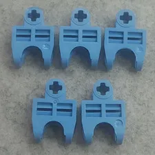 LEGO 32174 Technic Axle Connector 2x3 w Ball Joint Socket Medium Blue x5 Genuine