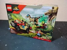 LEGO Jurassic World 76972 Raptor Off Road Escape Building Toy Set New Sealed