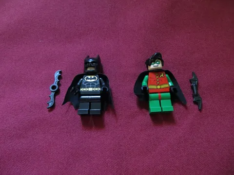 LEGO BATMAN  MINIFIGURES  LOT. BATMAN, ROBIN FROM SETS 7780,7782