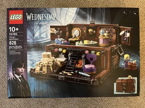 Lego 76675 Wednesday Thing's Apartment 828 pcs unopened sealed box 10+ NEW