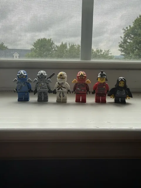 LEGO Ninjago Movie Minifigures Lot 7pcs Plastic Minifigure Set Age 5+
