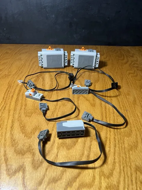 LEGO Technic Power Functions Lot - Battery Box, Switches, Lights & Motor