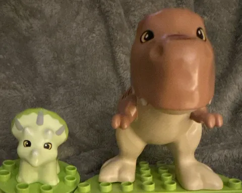 LEGO DUPLO Jurassic World 10939 Replacement  Figures T-Rex and Triceratops