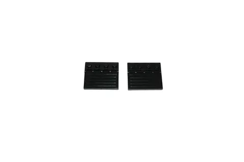 2 Lego® 9V RC TRAIN Railway Cargo Hinge Gate BLACK