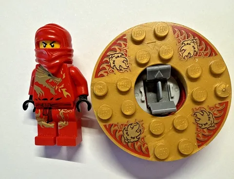 LEGO Ninjago Kai DX Minifigure njo0009 2011 (2507 2254) with Spinner