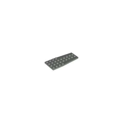 LEGO 10x Light Gray Wedge, Plate 4 x 9 without Stud Notches inv.605